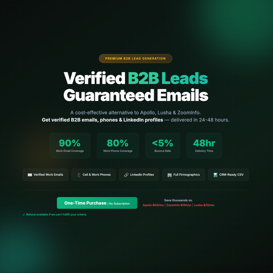 B2B Leads Finder - Verified Emails & Contact Data
